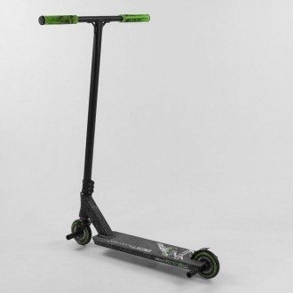 Самокат трюковый Best Scooter CRASH HIC + Пеги 2шт Черно-зеленый. Возможно купит. . фото 3