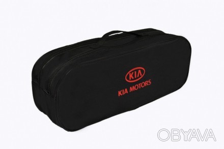 Сумка-органайзер в багажник KIA
Сумка має два об'ємні відділи, зручну ручку для . . фото 1