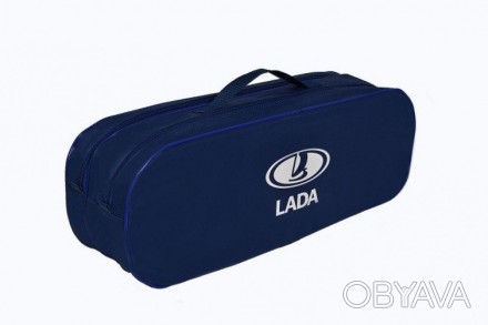 Сумка-органайзер у багажник Lada
Сумка має два об'ємні відділи, зручну ручку для. . фото 1