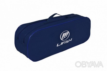Сумка-органайзер в багажник Lifan
Сумка має два об'ємні відділи, зручну ручку дл. . фото 1