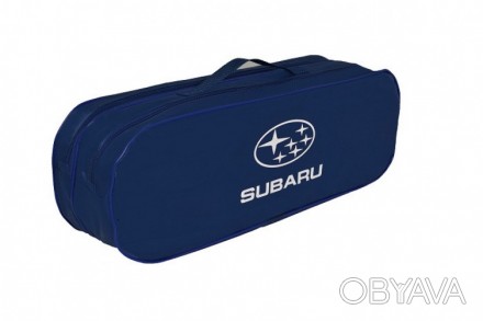 Сумка-органайзер в багажник Subaru
Сумка має два об'ємні відділи, зручну ручку д. . фото 1