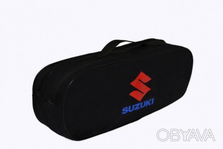 Сумка-органайзер у багажник Suzuki
Сумка має два об'ємні відділи, зручну ручку д. . фото 1