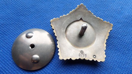 Монголія - Монголия Орден Боевых Заслуг №4179 серебро,позолота,ємаль. . фото 6