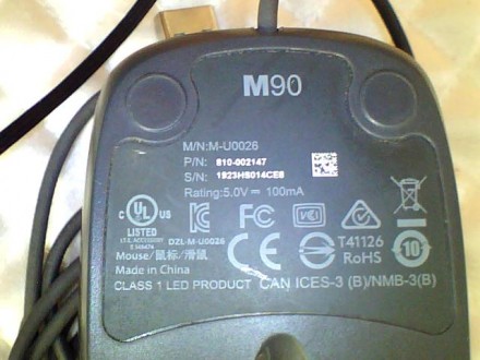 Прдается мышка
проводная, световая:
№1 Logitech M 90(m-u0026)
размеры, мм 62 . . фото 4