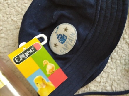 Качественная хлопковая панамка, летняя шапка мальчику, р.49, Ergee.
Цвет - сини. . фото 4