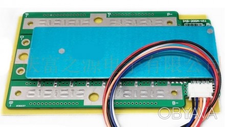  Плата BMS для инвертора ИБП LiIon 12V 3S 130A.. . фото 1