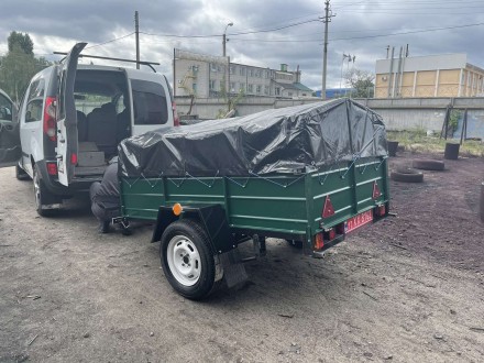 Купити причіп від виробника 200х120х40. Причіп на ресорах Волга та інші моделі. Калиновка. фото 1 Купити причіп від виробника 200х120х40. Причіп на ресорах Волга та інші моделі. Калиновка. фото 1