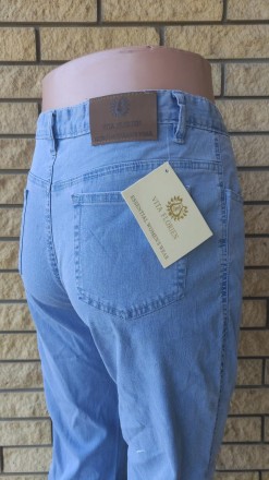 Бриджи, капри женские джинсовые стрейчевые, есть большие размеры VITA FLORIES, 9. . фото 6