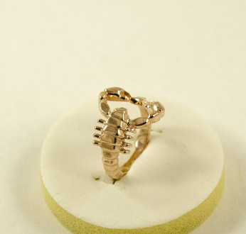 Кольцо Скорпион
 Данное изделие мы можем изготовить из золота 585 пробы или сере. . фото 3