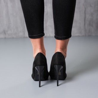 Женские туфли черные Backstreet 90048 (уценка) Туфли женские выполнены из искусс. . фото 5