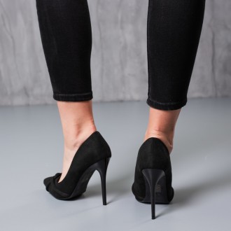 Женские туфли черные Backstreet 90048 (уценка) Туфли женские выполнены из искусс. . фото 9
