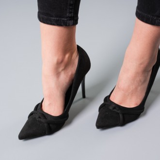 Женские туфли черные Backstreet 90048 (уценка) Туфли женские выполнены из искусс. . фото 7