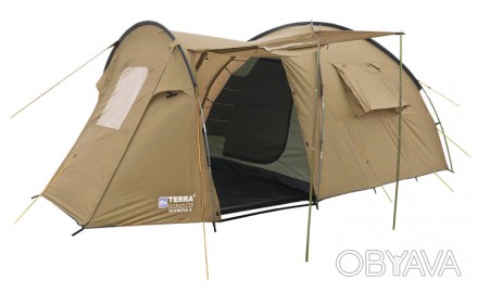 Максимально комфортная четырехместная палатка для семейного отдыха.Просторный пе. . фото 1