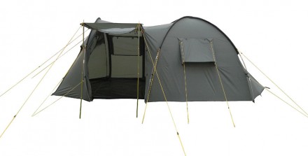 Комфортная комфортная четырехместная палатка для семейного отдыха.Просторный пер. . фото 3