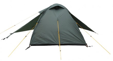 Легкая трехместная палатка, используемая в течение всего года.В увеличенном пере. . фото 5