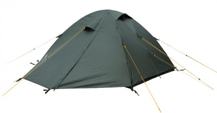 Легкая трехместная палатка, используемая в течение всего года.В увеличенном пере. . фото 3
