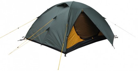 Легкая трехместная палатка, используемая в течение всего года.В увеличенном пере. . фото 4