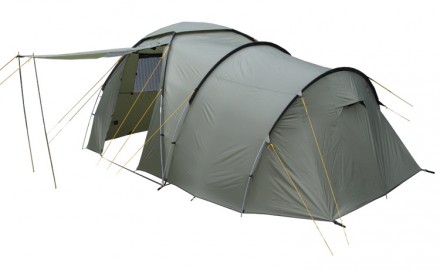Высококлассная семейная пятиместная палатка для длительного отдыха, трехсезонног. . фото 5
