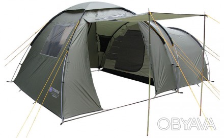 Высококлассная семейная пятиместная палатка для длительного отдыха, трехсезонног. . фото 1