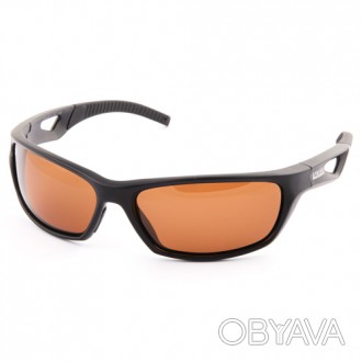 Солнцезащитные очки для рыбалки с поляризационными линзами коричневого цвета. Ун. . фото 1