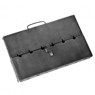 Мангал - чемодан 3 мм на 6 шампуров 410х300х140мм + Чехол + Набор шампуров (6 шт. . фото 7