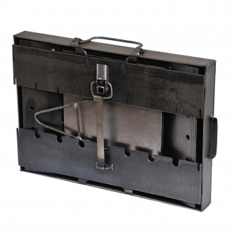 Мангал - чемодан 3 мм на 7 шампуров со столиками 550х300х150мм Раскладной Походн. . фото 5
