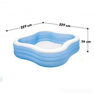 Детский надувной бассейн Intex 57495 «Акварена»Стильный и модный бассейн для дет. . фото 4