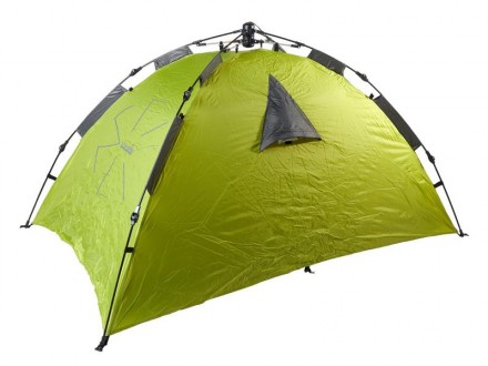 Двуслойная дуговая палатка с полуавтоматическим быстро сборным каркасом. Внутрен. . фото 4