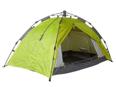 Двуслойная дуговая палатка с полуавтоматическим быстро сборным каркасом. Внутрен. . фото 7