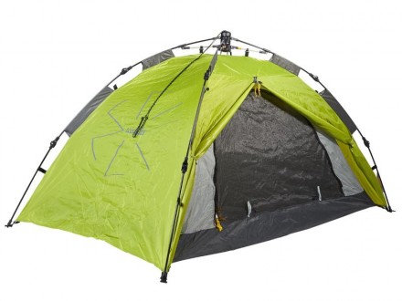 Двуслойная дуговая палатка с полуавтоматическим быстро сборным каркасом. Внутрен. . фото 6