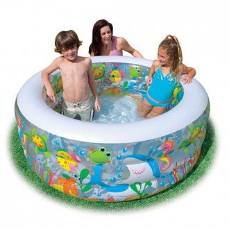 Детский надувной бассейн Intex 58480 прекрасная возможность соединить бассейн ма. . фото 3