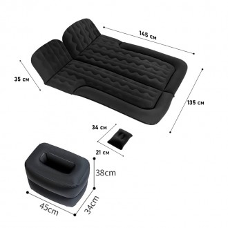 Надувной флокированный матрас Lesko — спальня в багажнике
Когда отправляеш. . фото 7