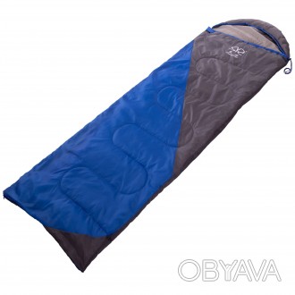 Спальный мешок одеяло с капюшоном SP-Sport SY-D02 Серый. . фото 1