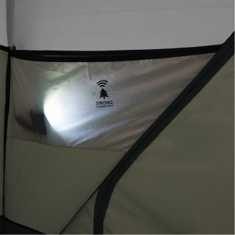 Вместительная четырёхместная палатка Kelty Wireless 4 обеспечит комфорт и уют во. . фото 7