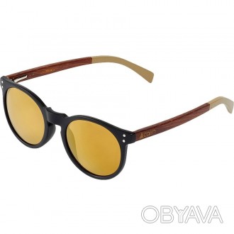 Элегантные солнцезащитные очки Cairn Hype в гибридной оправе. Оправа округлой фо. . фото 1