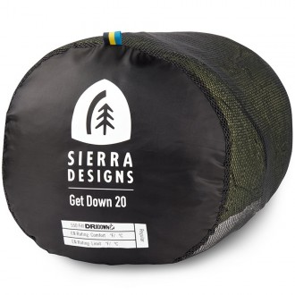 Тёплый трёхсезонный спальник Sierra Designs Get Down 550F 20 Regular стандартног. . фото 4