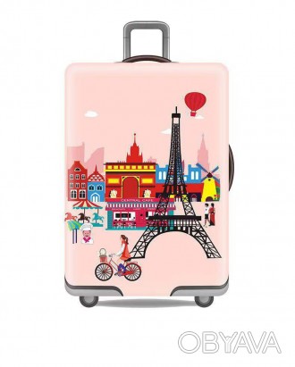 Чехол для чемодана Turister модель Paris – это идеальное решение, чтобы уб. . фото 1