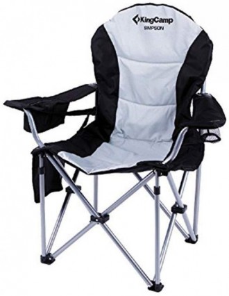 Складное кресло для кемпинга KingCamp Deluxe Hard Arms Chair идеально подходит д. . фото 2