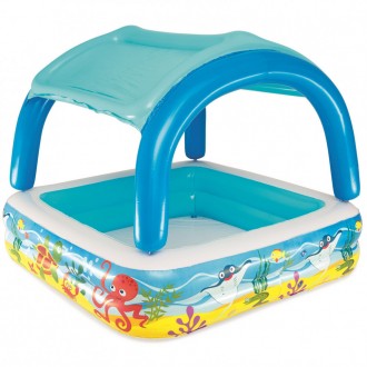 Детский надувной бассейн 52192 - незаменимый атрибут активного отдыха ребенка в . . фото 2