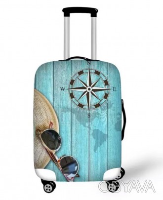 Чехол для чемодана Turister модель Santorini – это идеальное решение, чтоб. . фото 1