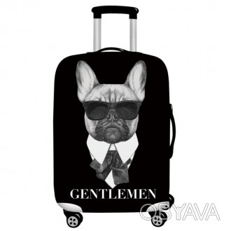 Чехол для чемодана Turister модель Gentlemen Dog – это идеальное решение, . . фото 1