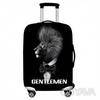 Чехол для чемодана Turister модель Gentlemen Lion – это идеальное решение,. . фото 1