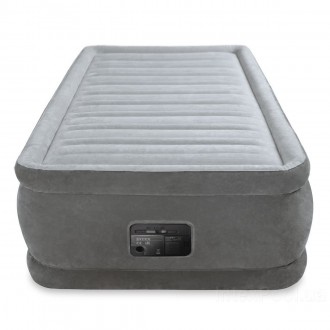 Надувная односпальная кровать Intex 64412 Comfort Airbed With Built-In Electric . . фото 3