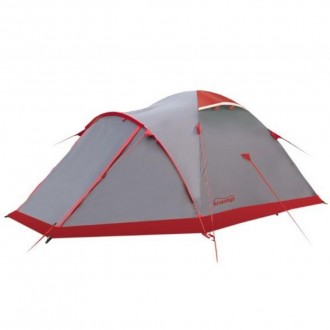 Экспедиционная двухместная палатка Tramp Mountain 2 (V2)Трехдуговая модель конст. . фото 2