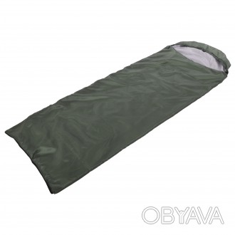 Тип: спальный мешок с капюшоном.Материал: полиэстер, хлопок.Вес: 750 г.Размер: 1. . фото 1