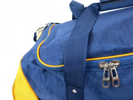  Дорожная сумка Wallaby 447-8 59L Синий с желтым Материал- износостойкий нейлон . . фото 9