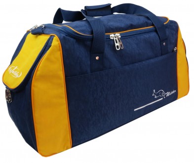 Дорожная сумка Wallaby 447-8 59L Синий с желтым Материал- износостойкий нейлон . . фото 2