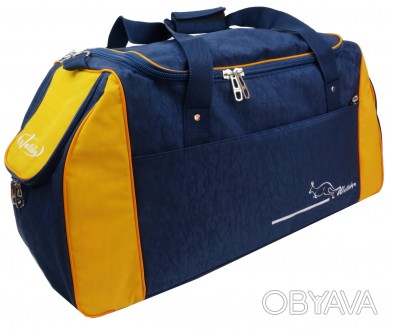  Дорожная сумка Wallaby 447-8 59L Синий с желтым Материал- износостойкий нейлон . . фото 1