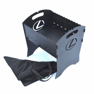 Уникальный мангал Lexus
Характеристики:
	чорная сталь 3 мм
	чорная огнестойкая к. . фото 5