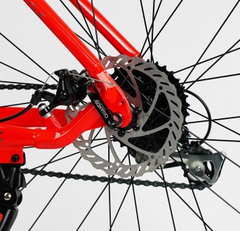 Велоcипед Спортивный 29" Corso "Antares" рама алюминиевая 19", оборудование Shim. . фото 8